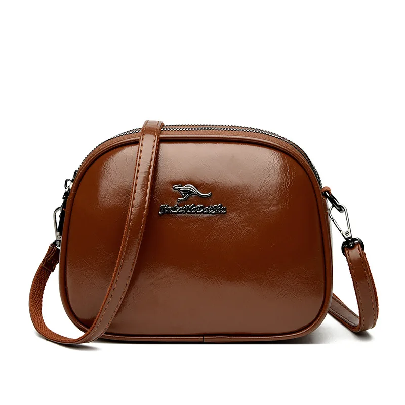 

Трехслойная сумка через плечо для женщин, сумки на плечо, модный простой кошелек и сумки, сумка для мамы и ребенка для девочек, дизайнерские сумки