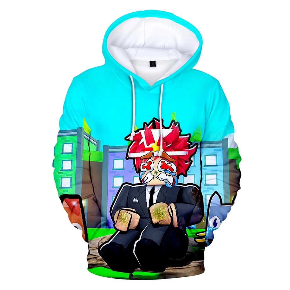 DigitoSIM Hoodie 3D motif kasual, atasan olahraga gaya Harajuku semua cocok unisex