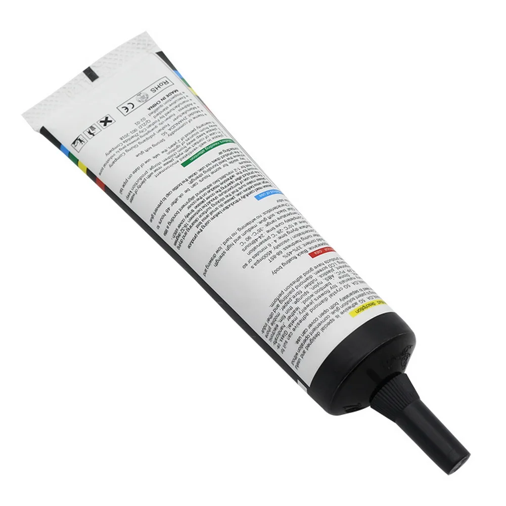 Zhanlida 5G 50ml Black Soft Strong Universal Glue for Mobile Phone Assembly Maintenance Sweet Scent Jasmine Rear Coverpening