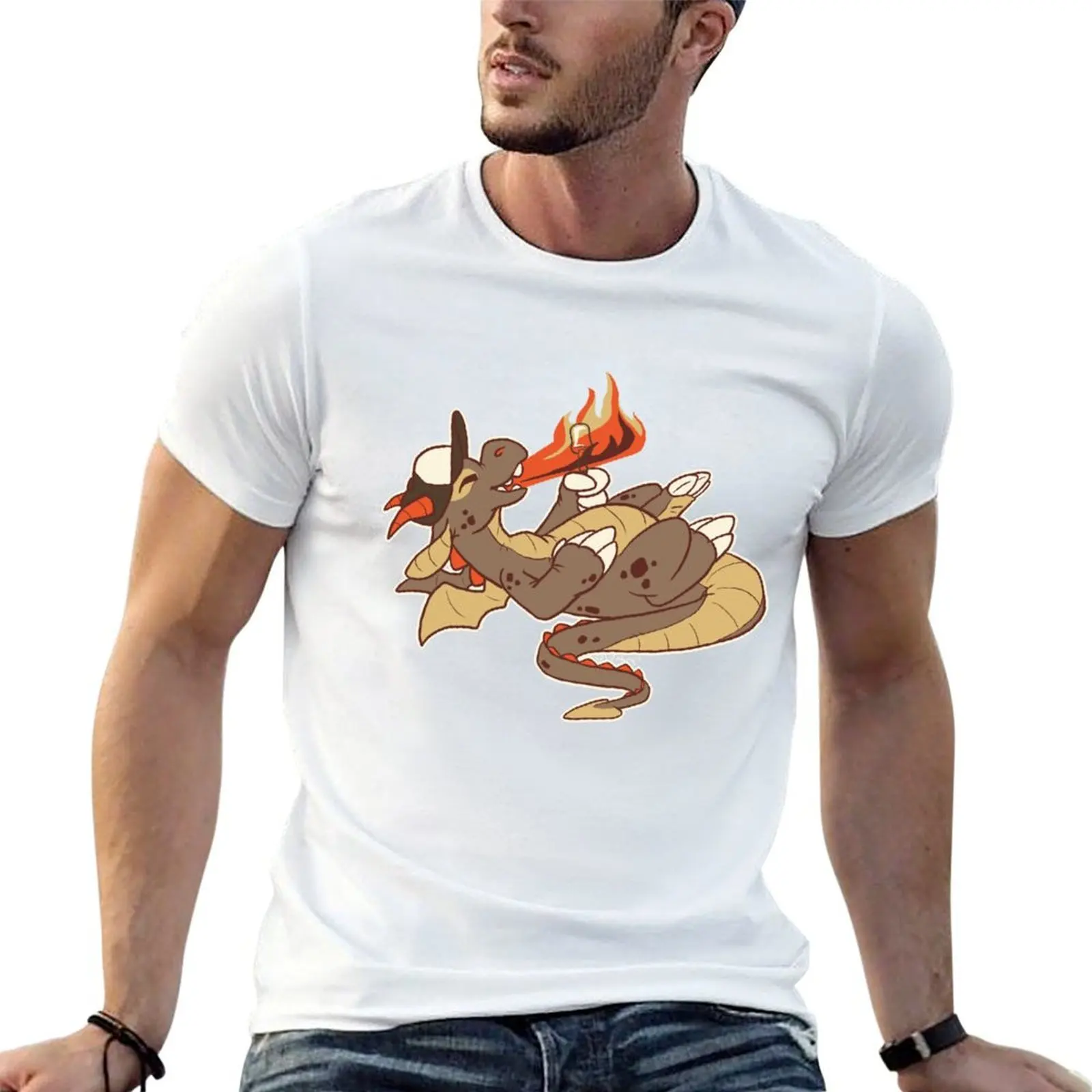 

Smores Dragon T-Shirt cotton tshirt 100% essential t shirt T-Shirt