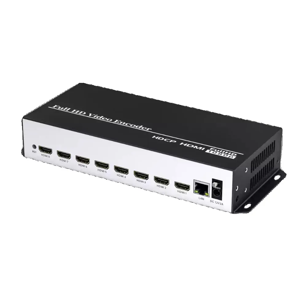 4K Four‑Channel High‑Resolution Video Encoder Multi‑Channel Live Broadcast Machine Low Bit‑Rate Low Latency