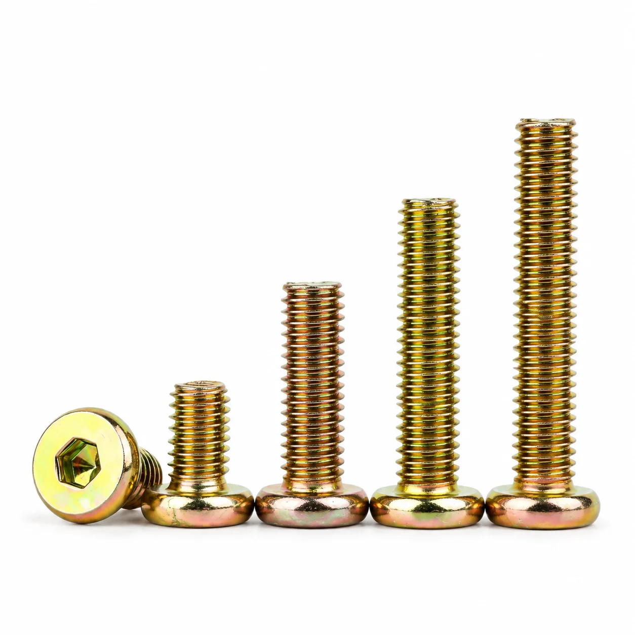GOSUNDA 10PCS galvanized flat head hexagonal M6 Furniture bolts,For anti-corrosion.corrosion and rust resistant fastening bolt