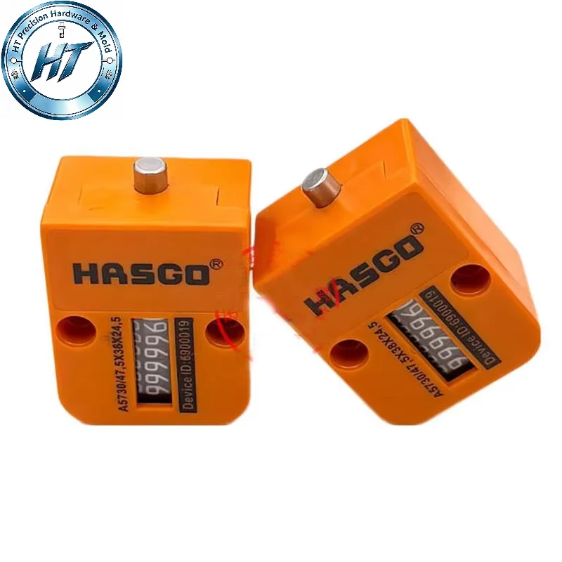 A5730 7-Digit Mechanical Square Shot Counter Industrial Injection Mold Cycle Counter