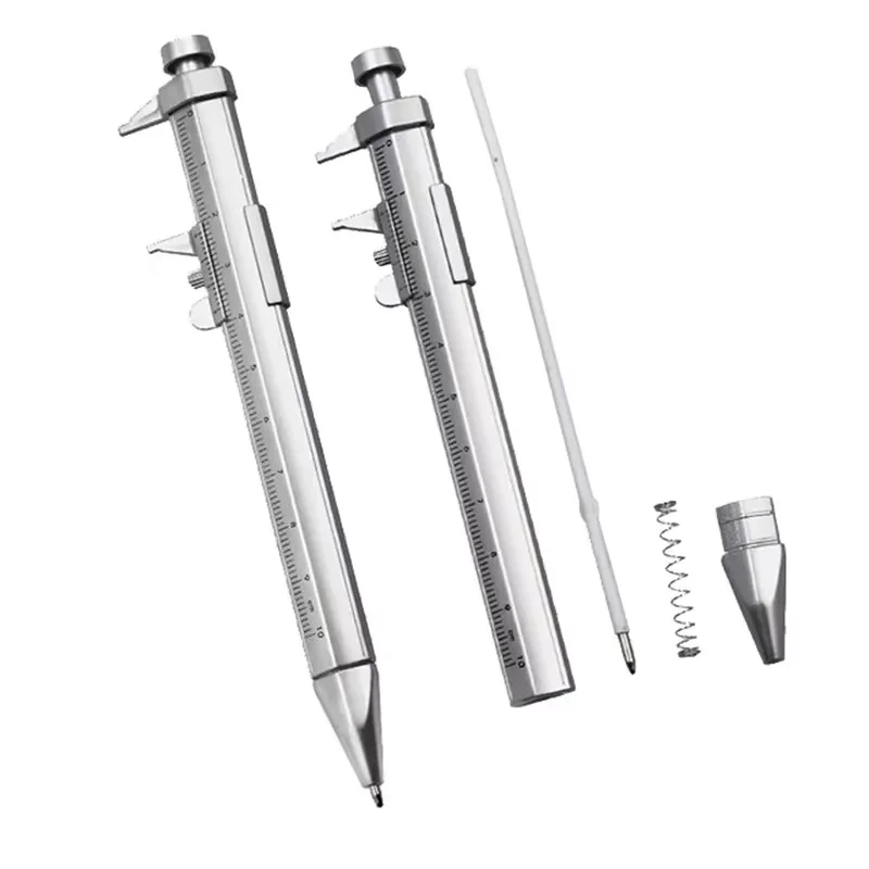 Multi-function Caliper Pen Ball-Point Stationery Writing Instrument Measuring Tool School Ballpoint Multifunction Writing Tools