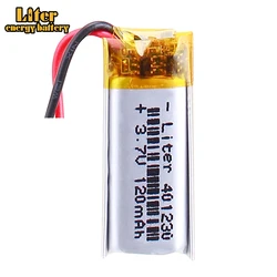 5pieces polymer Lithium Ion Battery 3.7 V,401230 401030 120mah Ce Fcc Rohs Msds Quality Certification