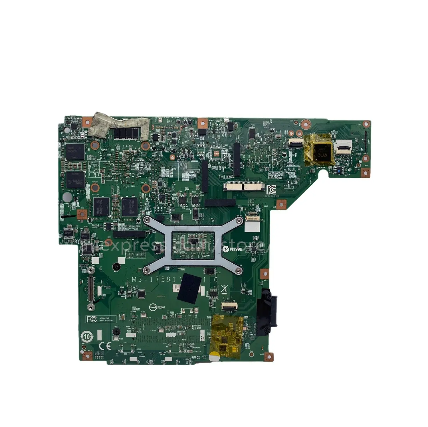 For MSI GE70 MS-17591 Laptop Motherboard With I7-4700HQ CPU GTX860M 4GB GPU Mainboard