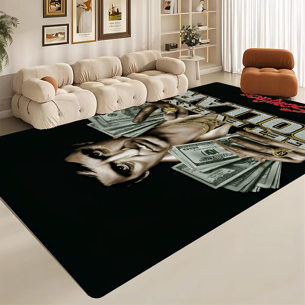 

Classic Movie Scarface Room Mats Cheaper Anti-slip Modern Living Room Balcony Printed Welcome Rug