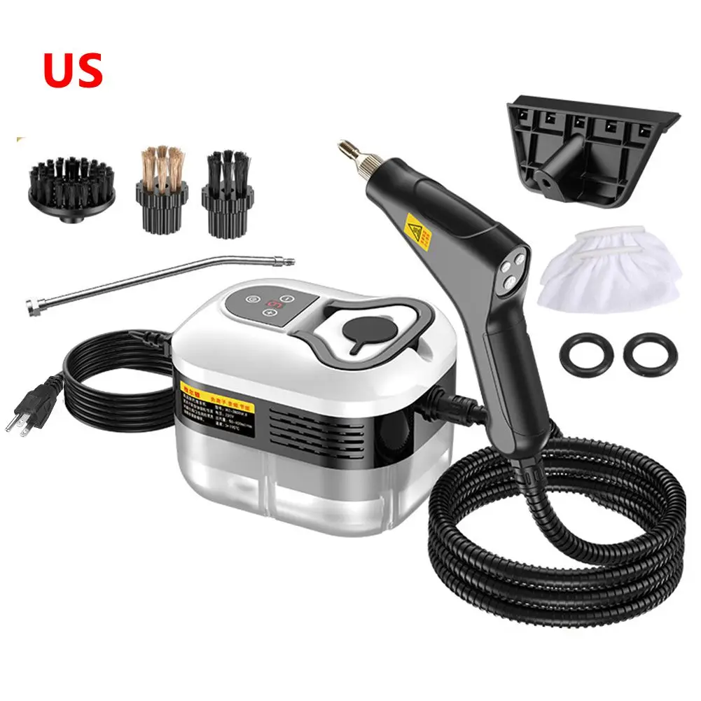 Portable 2500W High Pressure Steam Cleaner with 6 Speed Touch Controls and 1200ml Tank for Efficient Home Cleaning