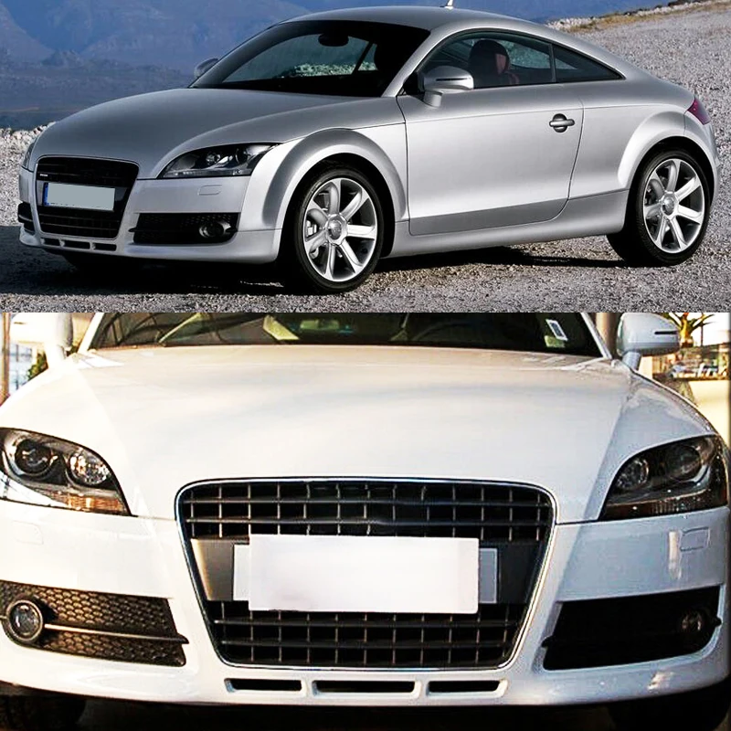 

For Audi Tt 8j Case Petrol Convertible Coupe 2006-2014 Front Bumper Fog Light Grill Lamp Trim Cover Black Front Fog Lights Cover