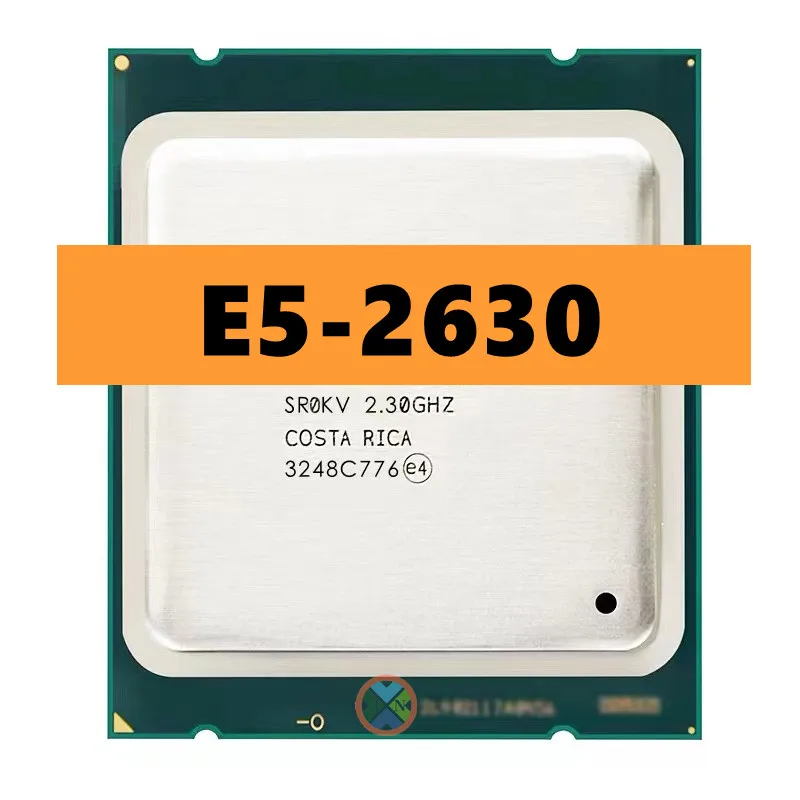 xeon E5 2630 SR0KV Six-Cores 2.3 GHz 7.2GT/s 95W 15 MB LGA2011 E5-2630 Processore CPU