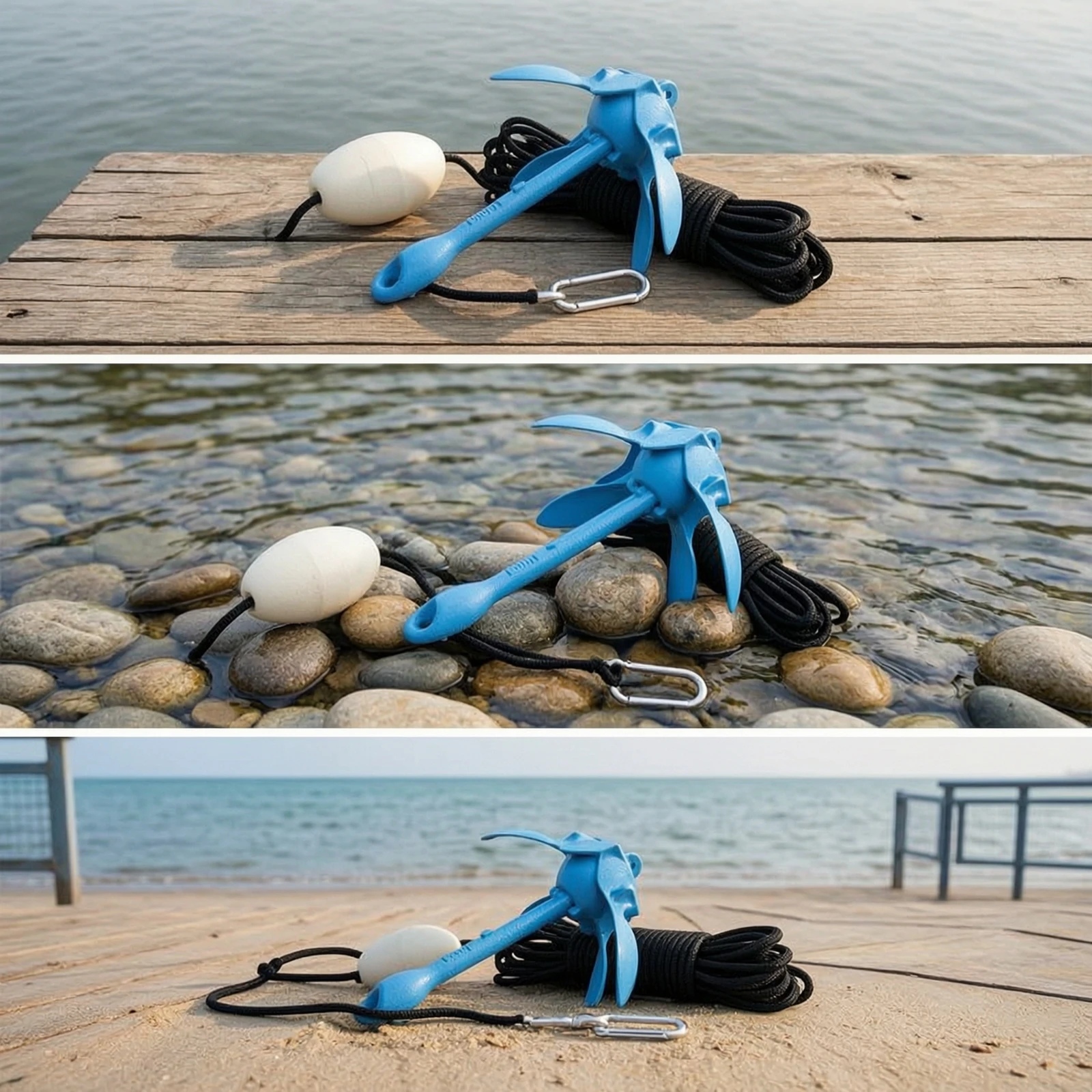 Folding Anchor Kit with Buoy a - Fishing Kayak Storage Bag 리뷰 및 가격