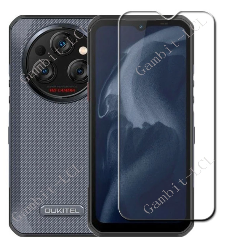 3PCS 9H Original For Oukitel WP35 Tempered Glass Protective On OukitelWP35 WP 35 6.6\