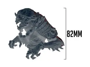 تمثال نصفي من الراتنج مقاس 82 مم GK، مجموعة غير مجمعة وغير مطلية