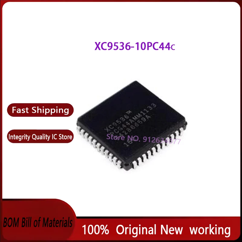 10pcs/Lot XC9536PC44-10C XC9536PC44 XC9536 XC9536-10PC44c XC9536PC44-15C PLCC44 In Stock