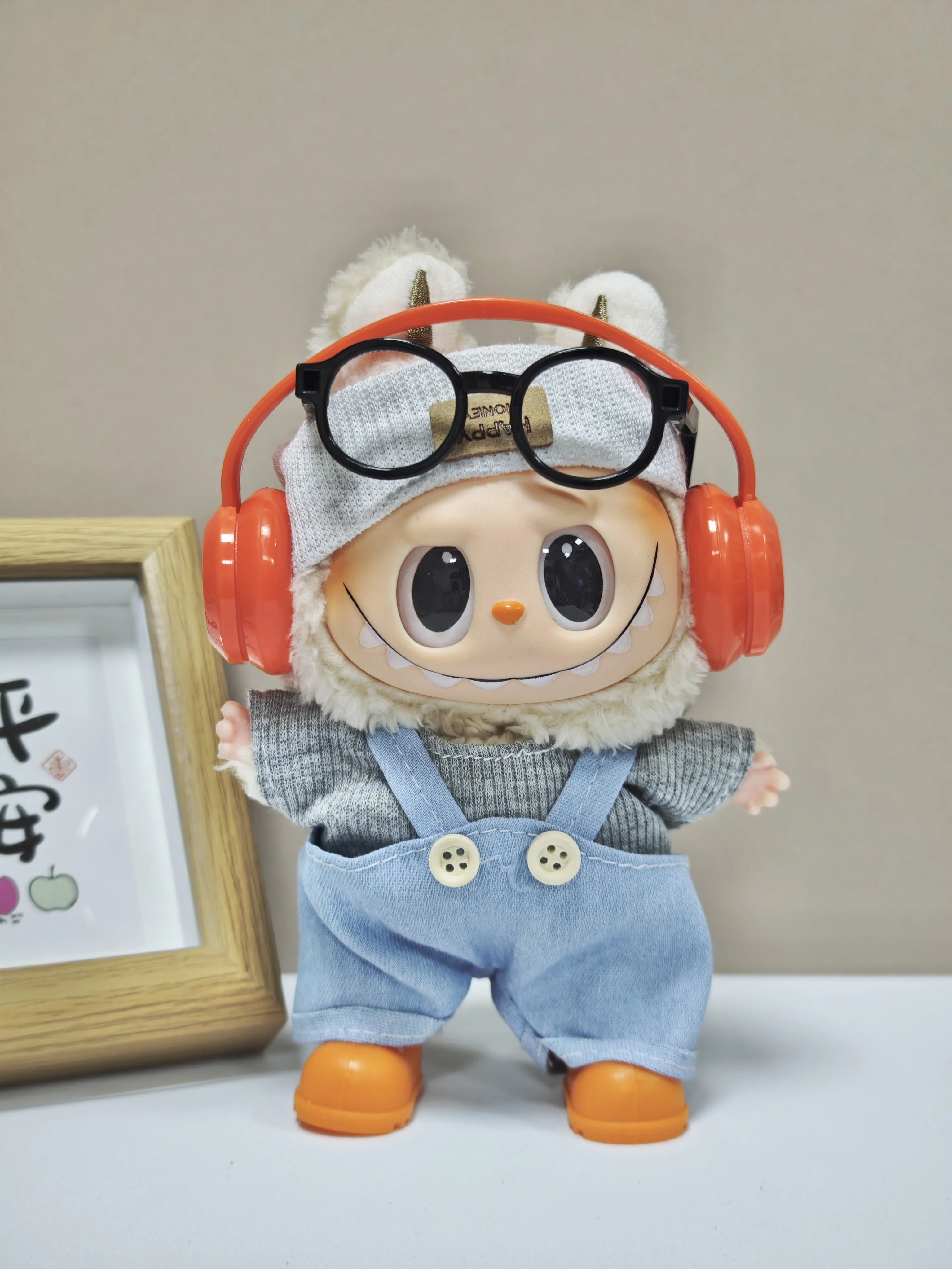 Roupa de boneca fofa para labubu v2 v1, roupas kawaii, estilos diferentes, vestido, presentes para crianças, acessórios para bonecas labubu