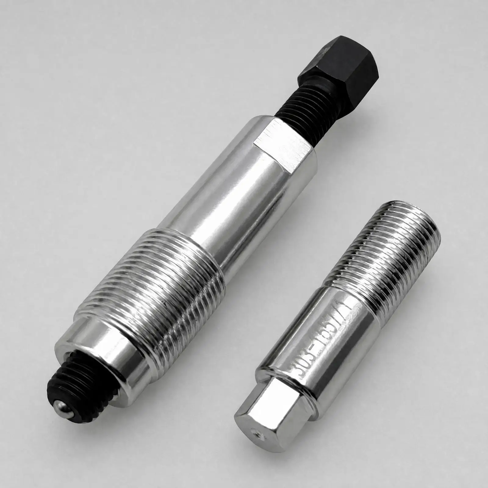 Steel Crankshaft Pulley Extractor Set Hexagonal Drive Engine Damper Removal Tool Compatible with Ford Land Rover 2