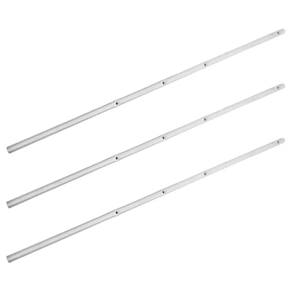 3 Pcs Football Machine Handle Rod Desk Soccer Accessory Foosball Replacement Parts Table Steel Pipe Child