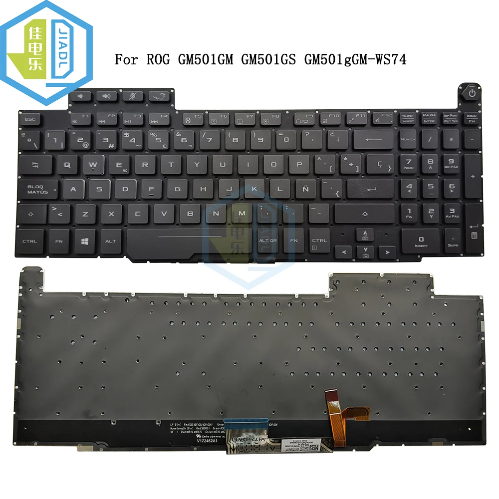 

Клавиатура с RGB-подсветкой SP, английская клавиатура США для Asus ROG GM501 GM501G GM501GM GM501GS GM501g GM-WS74, колпачки для клавиш с цветной подсветкой