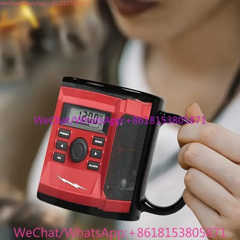Red Mug Power Tools Water Cup Gift Ceramic Mug