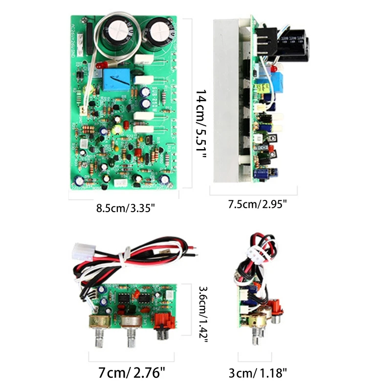 Digital Power Amplifier Board High Power Stereo Speaker Amplifier Plate AC22-26V