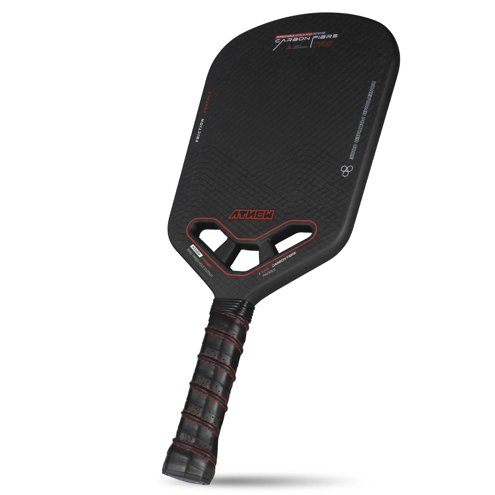 

ATNEW Hollow Pickleball Paddles, T700 Carbon Fiber Picklebll Paddle Cover,3K Frosted Surface ,Top Choice Pickle Ball Equipment