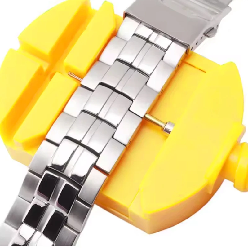1PCS Blue/Yellow Watch Band Strap Adjuster Repair Set Link Strap Remover Adjustable Bracket Repair Watch Watchmaker Repair Tools