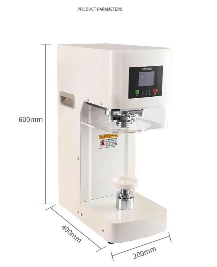 Automatic Can Sealing Machine, Non-Rotary Sealing Machine, PET Can, Beer Aluminum Can Beverage Can Commercial Food Sealing