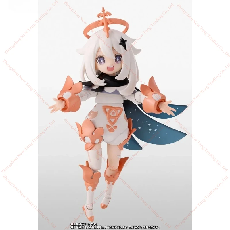 

In Stock Bandai Original SHFiguarts GENSHIN IMPACT PAIMON Anime Action Figure Finishe Model Kit Collection Toy Gift For Kid