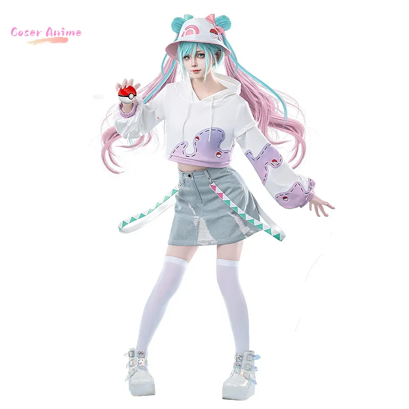 ชุดคอสเพลย์อนิเมะ M i ชุดกระโปรงสั้นสำหรับผู้หญิง ชุดฮาโลวีน