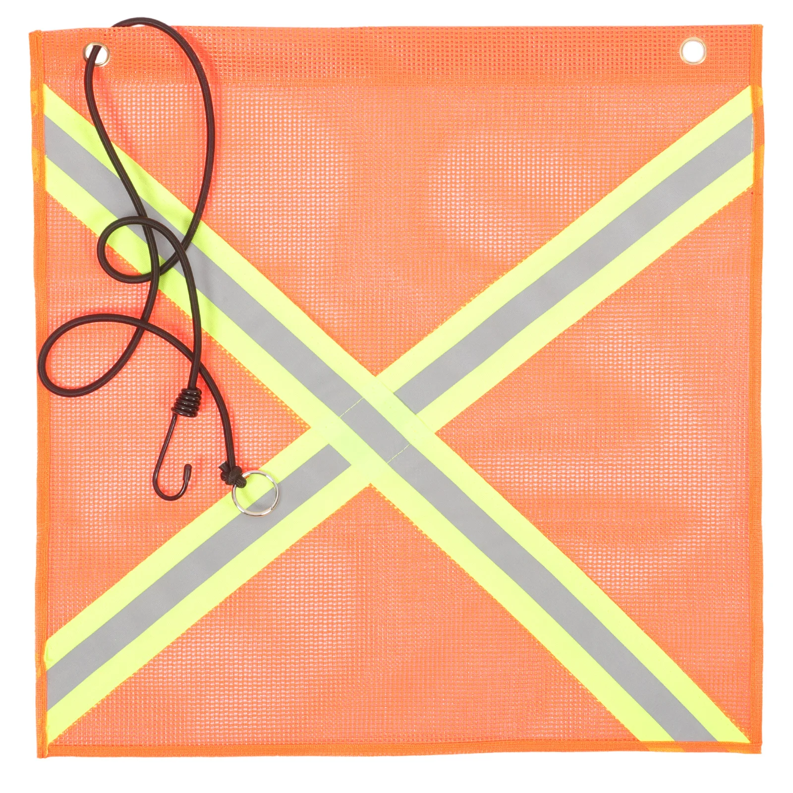 

Reflective For Car Atv Truck Night Signal Flag Hanging Buckle Waterproof Uv Resistant Mesh Safety Flag Trailer Rear End Traffic