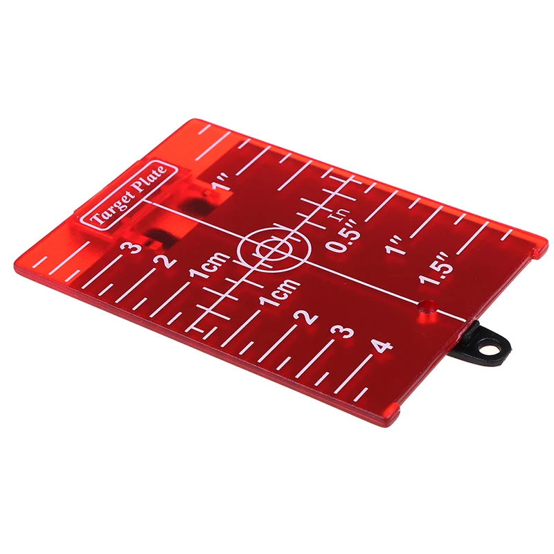 1PCS 11.5cmx7.4cm Plastic Lase Target Card Plate For Green Red Lase Level For Line Lasers Reflective Magnetic Plate Laser Target