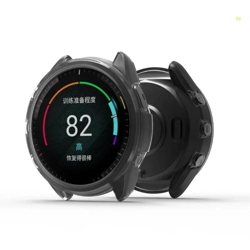 กันกระแทกป้องกันหน้าจอสำหรับ Garmin-Forerunner 965 Housing Antiscratch Dropshipping