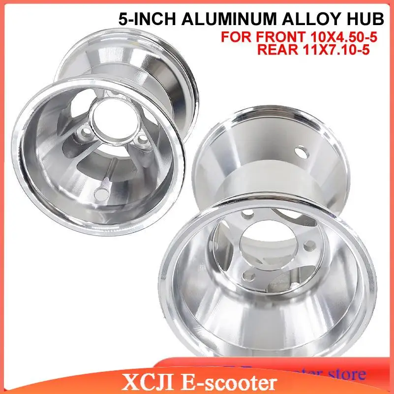 GO KART Wheel Front 10X4.50-5 Rear 11X7.10-5 Inch Aluminum Alloy Rim Hub KARTING ATV UTV Buggy Good Qualit