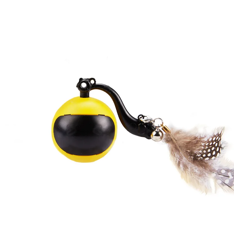Cat safety self-improvement and boredom relief artifact, automatic turning, rolling ball intelligent avoidance
