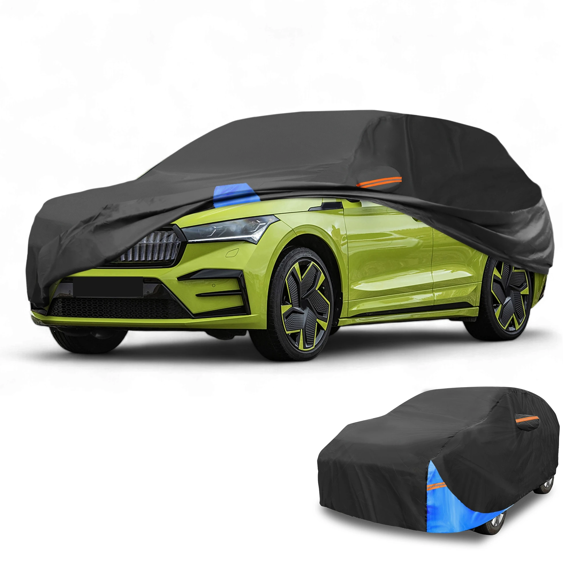 

Автомобильный чехол Motoforti, водонепроницаемый, всепогодный, со светоотражающими ремнями для Volkswagen T5 SWB