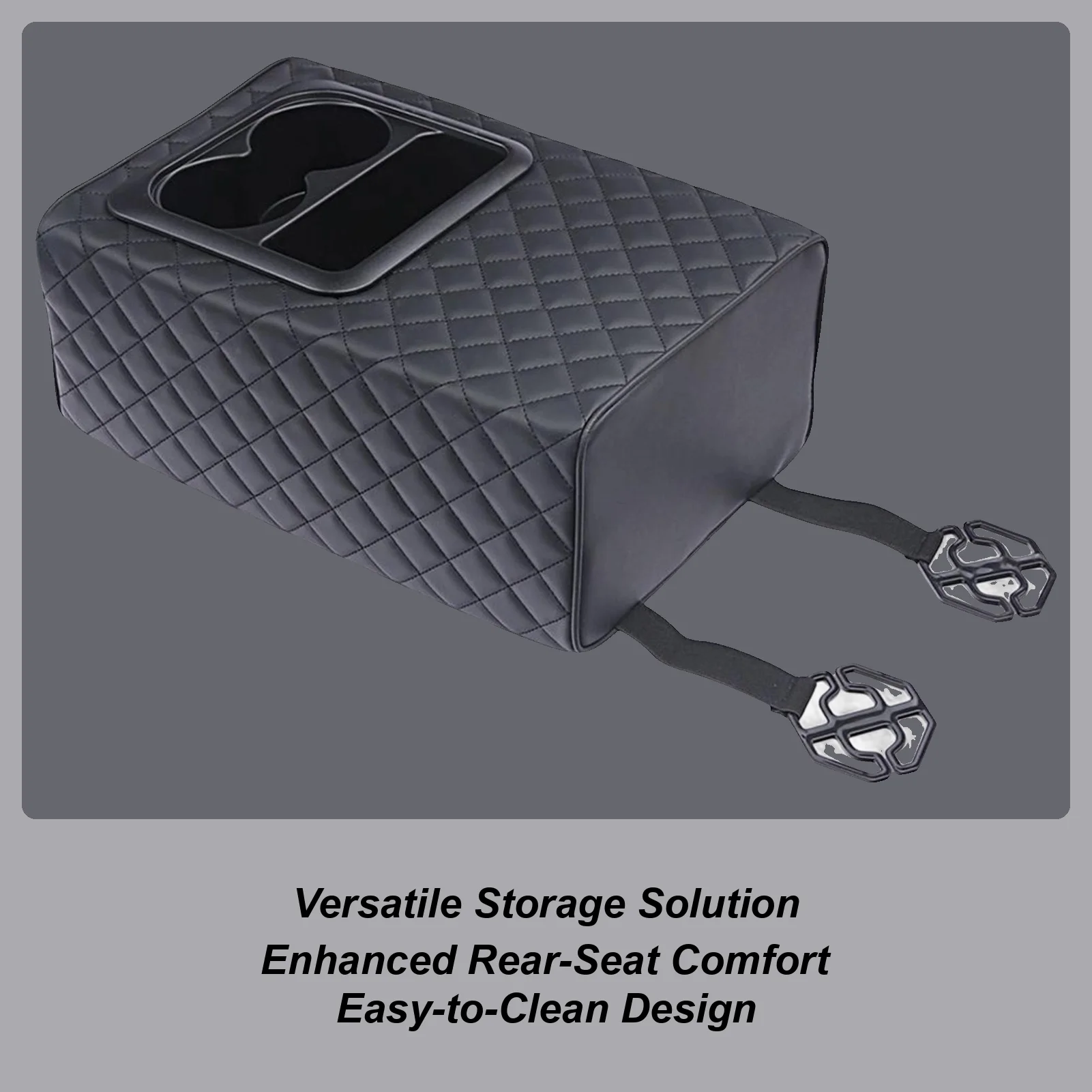 

Подлокотник заднего сиденья автомобиля Автомобильный подлокотник с подстаканником второй ряд задний центральный подлокотник для внедорожника, грузовика, седана, автомобиля