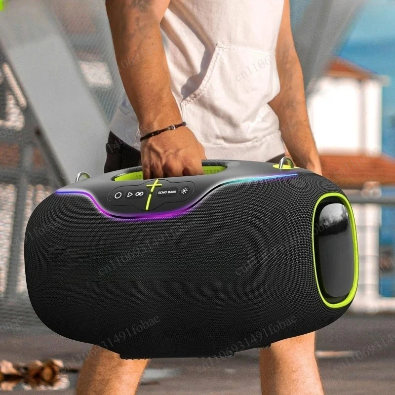 Portable Bluetooth Outdoor Party Speaker Heavy Bass Subwoofer Professional DJ HIFI Audio System