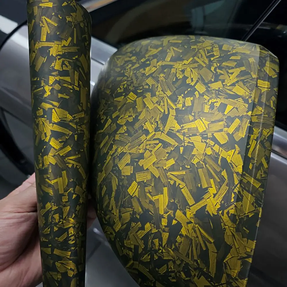 

50x30CM Carbon Fiber Vinyl Film High Gloss Forged Carbon Fiber Motorcycle Body Stickers 3D/6D Matte Effect Car Interior Sticker