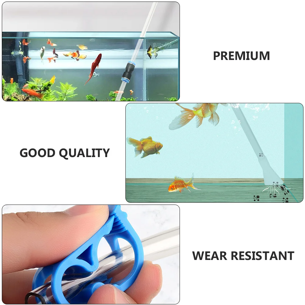 

1Set Premium Mini Water Changer for Fish Tank Long Nozzle Siphon Gravel Cleaning Tool Aquarium Filter Reusable Aquarium Water