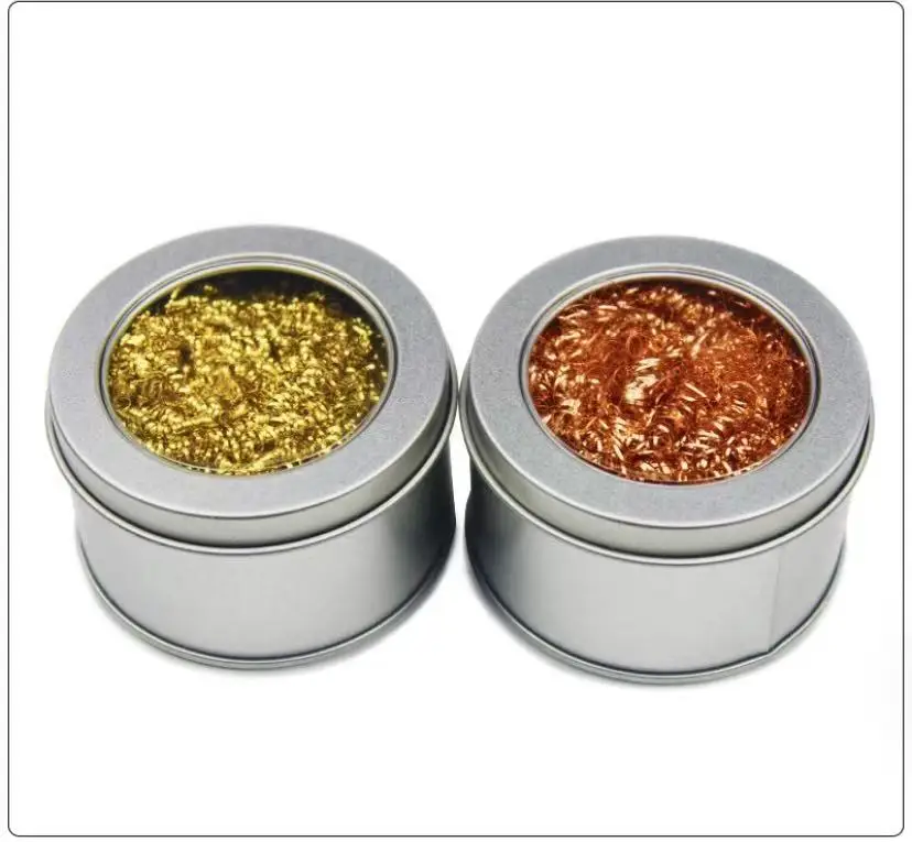 Reinigungsball für Lötkolben, Entlöten, Filterreinigung, Düsenreiniger, Kupferdraht-Reinigungsball, Metallreinigungsbox – Detail 9