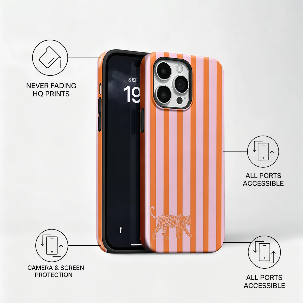 Capa de Celular Coreana para i - Phone Cases Orange avaliação e preço