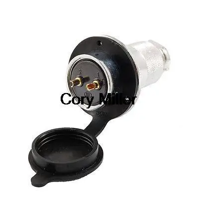 AC 250V 25A 2-Pin Electric Deck Aviation Circular Connector DF30-2