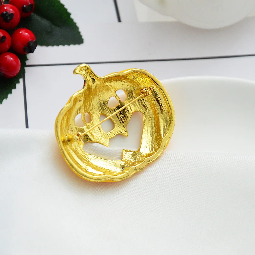 هالوين اليقطين بروش الفوانيس الصفراء العواطف مجوهرات الديكور حفلة اليقطين بروش دبوس ارتداء اليومي