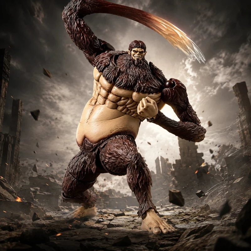 17cm-進撃の巨人-野獣タイタン-アクションフィギュア-アマジングヤマグチスタイル-可動関節-アニメモデル-おもちゃ-デスクトップ飾り-ファンギフト