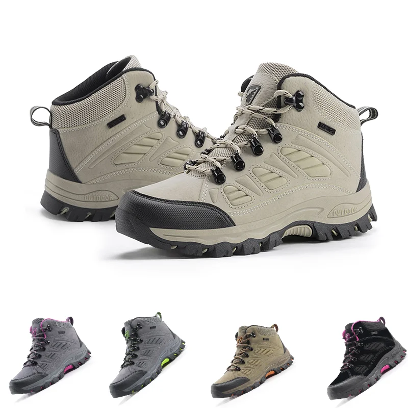 

High - Top Outdoor Hiking Shoes, Multi - Color Optional, Anti - Slip and Wear - Resistant Hiking Shoes, Unisex Outdoor Boots