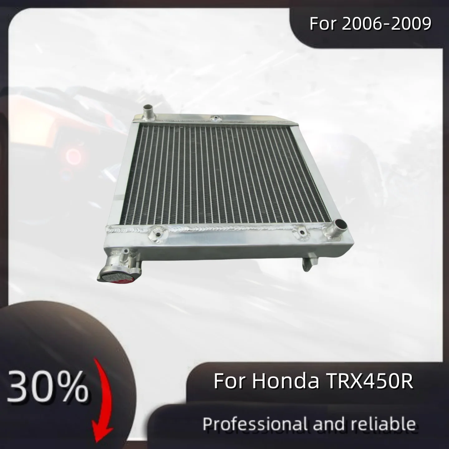 

For Honda TRX450R 2006-2009 Aluminum Radiator Cooler Cooling Coolant 2006 2007 2008 2009