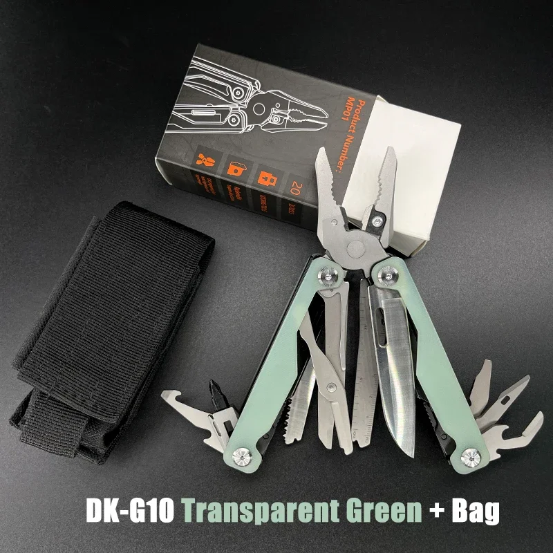 

DAKOYU Multifunctional Tool Pliers G10 Fiberglass Handle Tungsten Alloy High Hardness Jaw Outdoor Multifunctional TooL Equipment