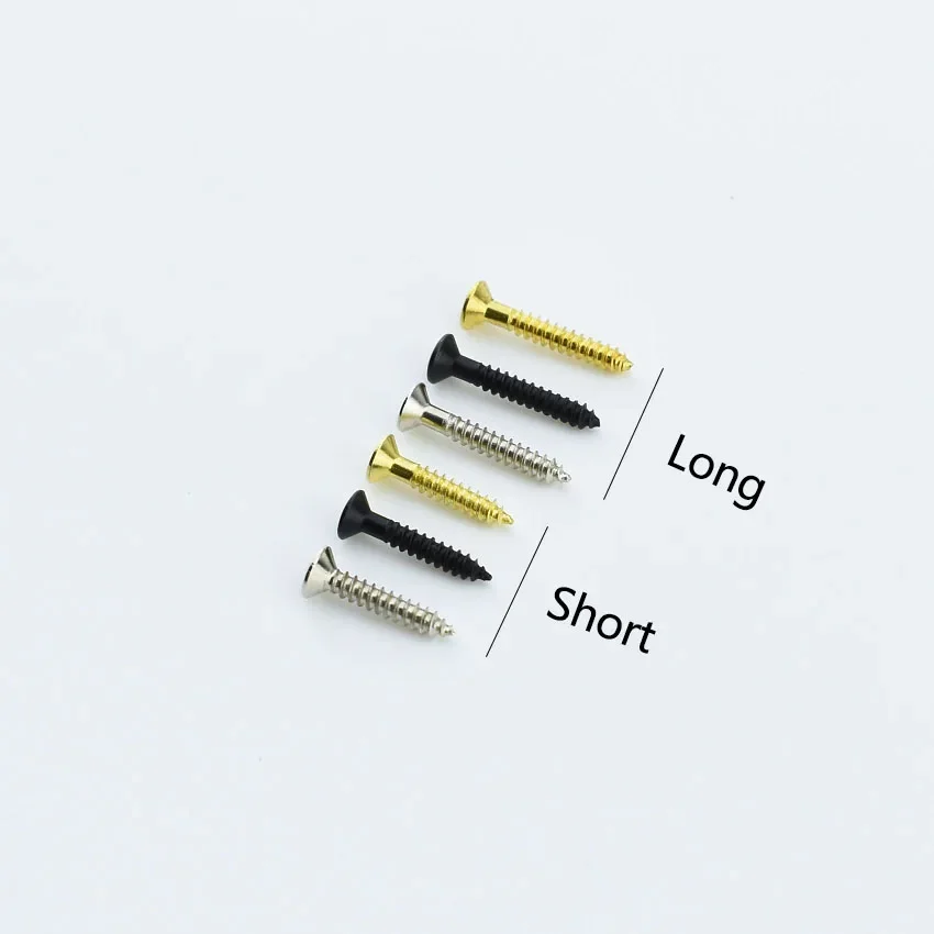 Tornillo de marco de montaje de pastilla Humbucker, tornillos de anillo para guitarra eléctrica, hecho en Corea, nuevo, 8 piezas