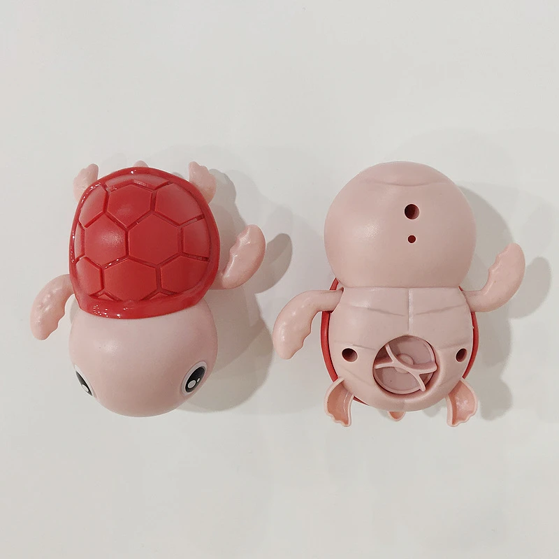 Classic Baby Bath Toys Chain Clockwork Cute Cartoon Animal Turtles Dolphin Children Bathroom Beach Kids Water Playing Toys