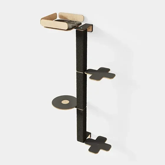 

*e dFloor-to-Ceiling Plush & Sisal with Wall Anchors Cat Tree Tower Kratzbaum d Multi-Cat Homes&